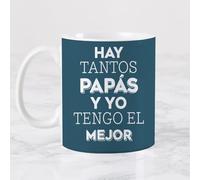 Wanapix | Tazas Día del Padre de Cerámica | Taza regalo para Papá | 325 ml | Color blanco| Hay tantos papás y yo tengo el mejor