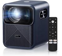 Wanbo Mozart 1 Pro 1200 ANSI Proyector inteligente con WiFi y Bluetooth. Altavoces de 16 W, enfoque automático y Keystone, proyector para exteriores para el hogar con más de 10000 aplicaciones Netflix