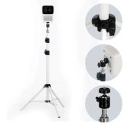 Wanbo projector floor tripod white, 360 angle viewing universal adjust