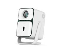 Wanbo T2 Ultra Proyector Google TV 500 ANSI, Widevine L1, Óptica Sellada, Enfoque Automático IA, Sonido DSP de 10W, WiFi Bluetooth, FHD 1080P, Rotación de 120°, Pantalla de 140" para Cine en Casa