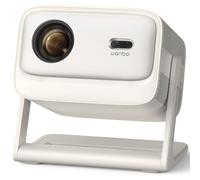 Wanbo Vali 1 Pro Proyector Compatible con GoogleTV/Dolby Audio 12W, HDMI2.1 Compatible 4K, 900 ANSI, FHD 1080P Nativo, WiFi y Bluetooth, Enfoque Automático, Rotación 200°, Cine en Casa (blanco cálido)
