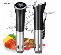 Wancle-cocina Sous Vide de 1100W, Circulador de Inmersión táctil LCD, cocina precisa IPX7, cocina al vacío impermeable con pantalla Digital M820-Black