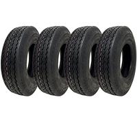 Wanda 4.80/4.00-8 - Neumático para remolque (6 capas, alta velocidad, marcado E, 4 unidades)