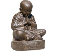 Wanda Collection Estatua monje shaolin marrón envejecida 40 cm