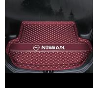 WANDEFA Alfombrilla de Maletero para Nissan Juke 2018-2022, Tapetes para Maletero del Coche Antideslizante e Impermeable, Resistente Alfombra Protector Maletero del Coche, Wine Red