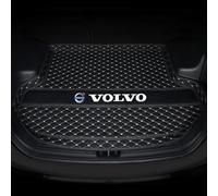 WANDEFA Alfombrilla de Maletero para Volvo XC60 New Energy 2018-2024, Tapetes para Maletero del Coche Antideslizante e Impermeable, Resistente Alfombra Protector Maletero del Coche,Black Beige