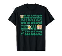 Wander Outside Grow Inside Hippie Nature Camiseta