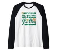 Wander Outside Grow Inside Hippie Nature Camiseta Manga Raglan