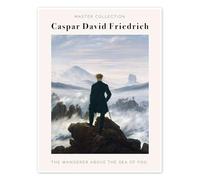 Wanderer above the Sea of Fog, 1818 Póster de Caspar David Friedrich 60 x 80 cm Personas Decoración para la pared