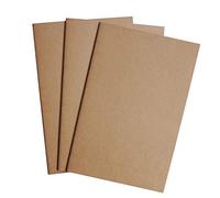 WANDERINGS Insertos de Cuaderno de Viaje Con Cuadrícula de Puntos, Recargas de Diario Grande, 18x27cm, 3 Cuadernillos, 180 Páginas en Blanco - Recambios de Cuaderno de Viaje, Agendas, Planificadores