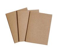 WANDERINGS Insertos para Cuadernos de Viaje con Lineas - Juego de 3 | Tamaño Pasaporte, Para Diarios, Agendas y Cuadernos de Viaje Recargables Pequeños para Diario de Bolsillo, 12,5x9 cm