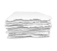Wanderings Papel Grueso Para Acuarela Hecho A Mano Con Borde Rasgado A5-15x21 cm - 500 GSM, Papel Premium Blanco Texturizado Para Técnicas Mixtas, Prensado En Frío Y Fabricado Con Algodón Reciclado -