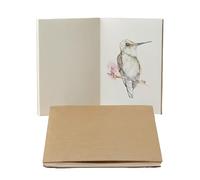 Wanderings Recargas de Papel para Acuarela Tamaño A5 con Bordes Irregulares para Cuaderno de Viaje Rellenable - 5,5" x 8,3" / 14 x 21 cm - 20 Hojas - 350 GSM Recargas para Diarios y Agendas