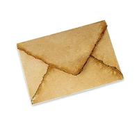 Wanderings Sobre Artesanal Antiguo con Borde Irregular - 4,25 x 6,25" / 11 x 16 cm - Paquete de 25 para Escritores, Invitaciones, Anuncios - Papel Reciclado Grueso 150 GSM Prensado en Frío