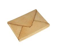 Wanderings Sobre Envejecido Hecho A Mano Con Borde De Cubierta - 5,25 X 7,25 (13 X 18 Cm) - Paquete De 25 Para Escritores, Invitaciones, Anuncios - Papel Reciclado Grueso De 150 GSM