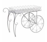 WANDERLUST DECO Carro expositor de metal 114.94x55.25x78.11h cm