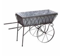 WANDERLUST DECO Carro expositor de metal 93.35x39.37x53.98h cm