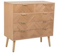 WANDERLUST DECO Cómoda de Madera marrón 80x39,5x81cm