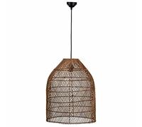 WANDERLUST DECO Lampara de techo de ratan marron