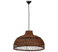 WANDERLUST DECO Lampara de techo de ratan marron