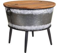 WANDERLUST DECO Kit Mesa baul de Metal y Madera