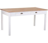 Wanderlust deco Mesa de madera blanca 150x80x78
