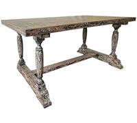 Wanderlust deco Mesa de madera marrón 180x90x80h cm