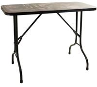 Wanderlust deco Mesa rectangular de metal negra 100x47x75