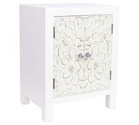 WANDERLUST DECO Mesita de Madera de 2 Puertas 42x32x55