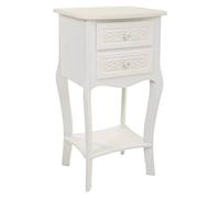 WANDERLUST DECO Mesita de Madera de Dos cajones