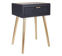 WANDERLUST DECO Mesita de Madera de un Cajon