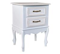 WANDERLUST DECO Mesita de Madera Dos cajones