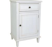 WANDERLUST DECO Mesita de Madera lacada Blanco