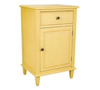 WANDERLUST DECO Mesita de Madera Marilla con un cajón y una Puerta