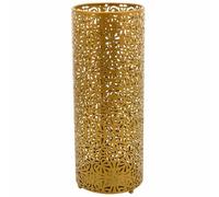 WANDERLUST DECO Paragüero redondo de metal dorado