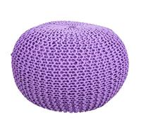 WANDERLUST DECO Puf de algodón Trenzado