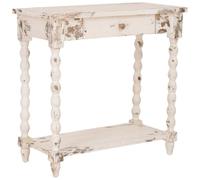 WANDERLUST DECO Recibidor de Madera Gris 80x40x80h cm