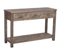 WANDERLUST DECO Recibidor de Madera marrón 120x40x78.5h cm