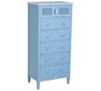 WANDERLUST DECO Sinfonier de Madera lacada Azul 56x36x119h cm