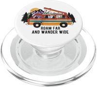 Wanderlust Roam Far and Wander Wide - Camping - Senderismo PopSockets PopGrip para MagSafe