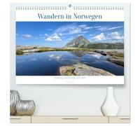 Wandern in Norwegen - Einklang von Gebirge und Meer (hochwertiger Premium Wandkalender 2026 DIN A2 quer), Kunstdruck in Hochglanz: Bilder aus den schönsten Regionen Norwegens