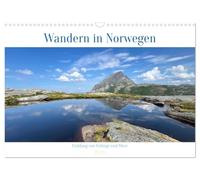 Wandern in Norwegen - Einklang von Gebirge und Meer (Wandkalender 2026 DIN A3 quer), CALVENDO Monatskalender: Bilder aus den schönsten Regionen Norwegens