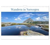 Wandern in Norwegen - Einklang von Gebirge und Meer (Wandkalender 2026 DIN A4 quer), CALVENDO Monatskalender: Bilder aus den schönsten Regionen Norwegens