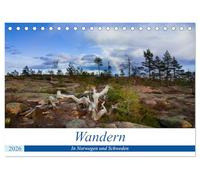Wandern - In Norwegen und Schweden (Tischkalender 2026 DIN A5 quer), CALVENDO Monatskalender: Norwegen und Schweden sind Paradise für jeden Wanderer