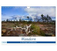 Wandern - In Norwegen und Schweden (Wandkalender 2026 DIN A4 quer), CALVENDO Monatskalender: Norwegen und Schweden sind Paradise für jeden Wanderer