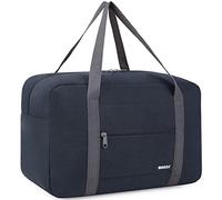 WANDF Bolsa de Mano Ryanair 40x30x20, Bolsa Deportiva Pequeña Plegable para Avión, Bolso de Viaje Fin de Semana Unisex Hombre y Mujer (Azul 24L)