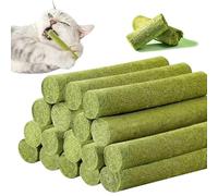 WANDGU 120 g golosinas de hierba para gatos: palitos de hierba para gatos, golosinas liofilizadas para gatos, bastón de dentición a her be a cha t, bastón t s a morder en Her be a ch at