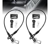 WANDGU 2 Set Protección contra robo para autocaravana: Protección contra robo para autocaravana, protección contra robo para la puerta de autocaravanas, resistente barra de seguridad de metal para