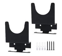 WANDGU 2 soportes para amoladora angular: soporte para amoladora angular, soporte de pared, estante de herramientas, organizador de almacenamiento para lijadora, cortador, pulidor, soporte de pared