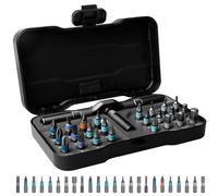 WANDGU 24 en 1 Juego de Destornilladores de Trinquete: 24 en 1 Destornillador de Trinquete con Mango en T Desmontable, Juego de Destornilladores de Carraca Ligeros 24 en 1 para Hogar